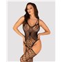 (SALE) Ажурний бодістокінг під павутину Obsessive Bodystocking G325 black S/M/L, чорний, комбінезон, імітац SO7247 Obsessive ...