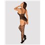 (SALE) Ажурний бодістокінг під павутину Obsessive Bodystocking G325 black S/M/L, чорний, комбінезон, імітац SO7247 Obsessive ...
