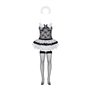 Еротичний костюм покоївки зі спідницею Obsessive Housemaid 5 pcs costume L/XL, чорно-білий, топ з пі SO7279 Obsessive (Польща...