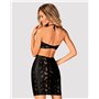 Сукня під зміїну шкіру Obsessive Vivianty dress XS/S, чорна SO7313 Obsessive (Польща) фото - Luxbikini