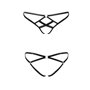 Трусики зі стреп Passion Exclusive NICKY THONG XXL/XXXL, black
