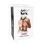 Портупея жіноча Art of Sex - Debbi, натуральна шкіра, розмір XS-2XL, колір чорний