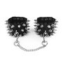 Наручники з шипами Art of Sex - Rose Spiked Leather Handcuffs, натуральна шкіра