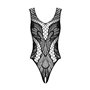 Бодістокінг з вирізами Obsessive B138 teddy S/M/L, black, з доступом SO7685 Obsessive (Польща) фото - Luxbikini