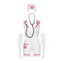 Еротичний костюм медсестри Obsessive Emergency dress S/M, white, сукня, стринги, рукавички, чепчик, стетоскоп SO7704 Obsessiv...