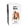 Сексуальна портупея із натуральної шкіри Art of Sex - Heidi, розмір XS-2XL, колір чорный