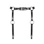 Гартери Obsessive A741 garter belt black O/S, штучна шкіра