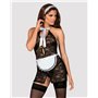 Еротичний костюм покоївки Obsessive Servgirl costume S/M, халат, стрінги, фартух, обруч SO7878 Obsessive (Польща) фото - Luxb...