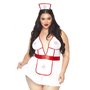 Костюм медсестри Leg Avenue Nightshift Nurse XL/XXL, сукня, трусики, шапочка SO7890 Leg Avenue (США) фото - Luxbikini