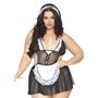 Костюм покоївки Leg Avenue Fantasy French Maid XL/XXL, сукня, трусики, пов’язка SO7891 Leg Avenue (США) фото - Luxbikini