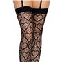 Ажурні панчохи із сердечками Leg Avenue Heart Black, one size SO7909 Leg Avenue (США) фото - Luxbikini
