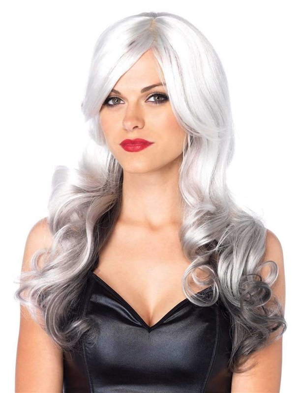 Leg Avenue Allure Multi Color Wig Grey/Black