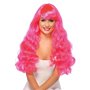 Leg Avenue Neon Star Long Wavy Wig Pink