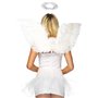 (SALE) Набір аксесуарів «Ангел» Leg Avenue Angel Accessory Kit, крильця з пір’я, німб