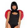 (SALE) Крила дияволиці Leg Avenue devil wings Red, справжнє пір’я