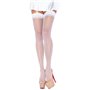Сексуальні панчохи під підв’язки Leg Avenue Sheer Stockings White, one size SO7979 Leg Avenue (США) фото - Luxbikini