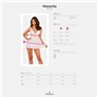 Пеньюар і трусики Obsessive Heavenlly babydoll & thong XL/2XL SO8165 Obsessive (Польща) фото - Luxbikini