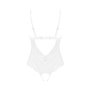 Еротичне напівпрозоре боді Obsessive Heavenlly crotchless teddy XL/2XL, з доступом