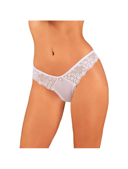 Напівпрозорі трусики Obsessive Heavenlly panties M/L, відкриті сідниці SO8170 Obsessive (Польща) фото - Luxbikini