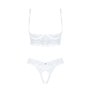 Еротичний комплект Obsessive Heavenlly 2-pcs cupless set XS/S, відкриті груди, з доступом SO8175 Obsessive (Польща) фото - Lu...