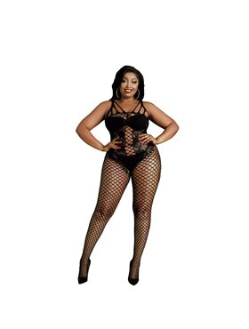 Бодістокінг Moonlight Plus Model 04 XL-XXXL Black, з доступом