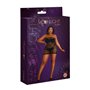 Сукня-бодістокінг Moonlight Plus Model 10 XL-XXXL Black SO8201 Moonlight (Іспанія) фото - Luxbikini