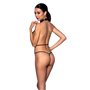 Боді-халтер з екошкіри Passion JANNIES BODY S/M black