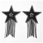 Пестис-зірки з бахромою JSY Nipple Sticker RT236112 Black, стікери