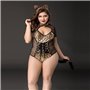 Еротичний костюм кішечки JSY «Імператриця Кітті» Plus Size, Black, боді, шнурівка, хвіст, вушка SO8360 JSY (Китай) фото - Lux...