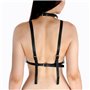 Портупея жіноча Art of Sex - Delaria Leather harness, Чорна XS-M