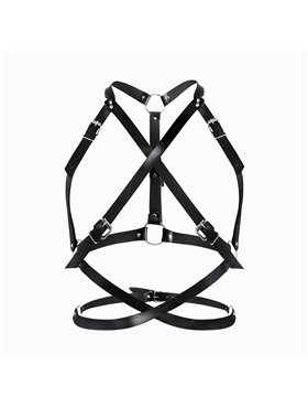 Портупея жіноча Art of Sex - Agnessa Leather harness, Чорний XS-M
