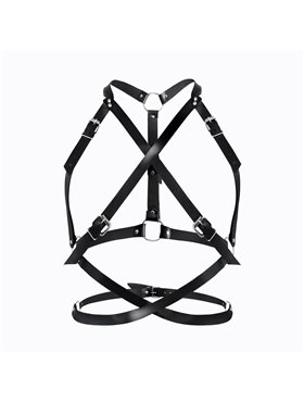 Портупея жіноча Art of Sex - Agnessa Leather harness, Чорний L-2XL