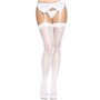 Панчохи-сітка зі швом ззаду Leg Avenue Butterfly back seam thigh highs One size White SO8580 Leg Avenue (США) фото - Luxbikini