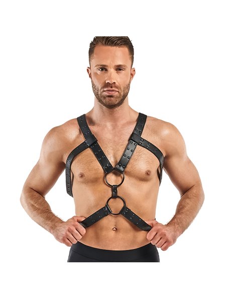 Портупея Bedroom Fantasies: Rocco Bondage Harness, чорна