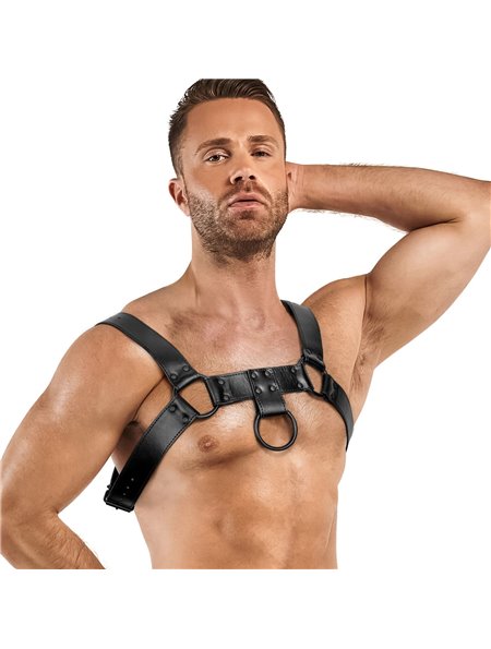 Портупея на плечі Bedroom Fantasies: Bruno Bondage Harness, чорна