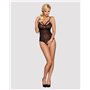 Мереживне боді з доступом Obsessive 818-TED-1 teddy M/L, чорне