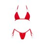 Комплект білизни з помпонами Obsessive Bobble Girl, червоний SO9024 Obsessive (Польща) фото - Luxbikini