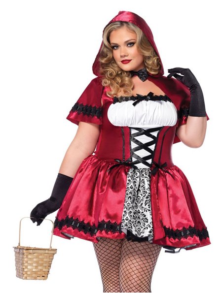 Еротичний костюм Червоної шапочки Leg Avenue Gothic Red Riding Hood 3X–4X, сукня, накидка SO9127 Leg Avenue (США) фото - Luxb...