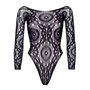 Еротичне боді-бодістокінг Leg Avenue Snap crotch thong back teddy Black S/M