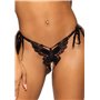 Еротичний комплект з відкритою чашкою Leg Avenue Open cup bra and pearl panty One Size Black SO9154 Leg Avenue (США) фото - L...