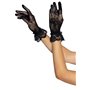 Короткі рукавички Leg Avenue Floral lace wristlength gloves Black
