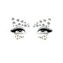 Прикраса-зірочки для тіла Leg Avenue Celeste face jewels sticker, наліпки, світяться у темряві
