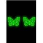 Пестис-метелики з кристалів Leg Avenue Chrysallis nipple sticker, наліпки, світяться у темряві
