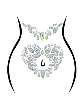 Стрази-прикраси для тіла Leg Avenue Novalie body jewels sticker, наліпки