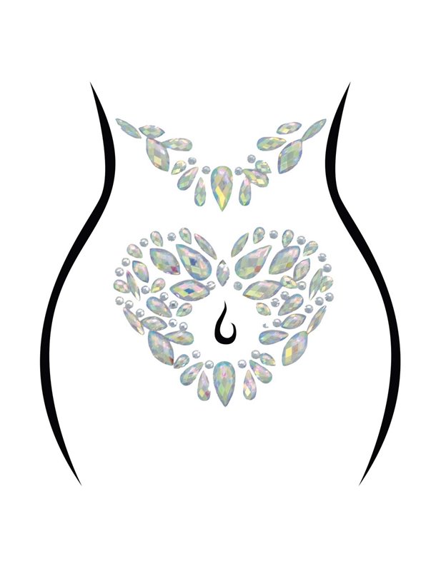 Стрази-прикраси для тіла Leg Avenue Novalie body jewels sticker, наліпки