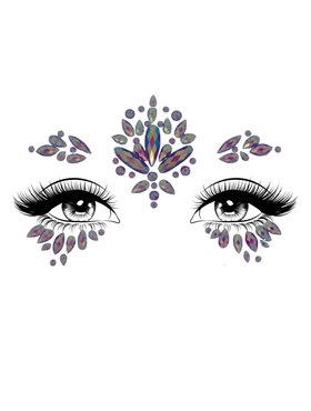 Стрази-прикраси для обличчя Leg Avenue Verity face jewels sticker, наліпки