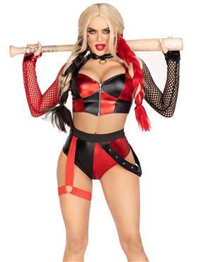 Еротичний костюм Leg Avenue Crime Spree Sweetie Costume XS, топ, шорти