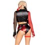 Еротичний костюм Leg Avenue Crime Spree Sweetie Costume M, топ, шорти SO9205 Leg Avenue (США) фото - Luxbikini