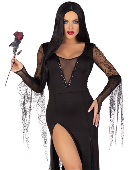 Костюм Мортіші Аддамс Leg Avenue Sexy Spooky Morticia M SO9216 Leg Avenue (США) фото - Luxbikini