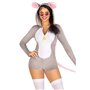 Комбінезон-костюм миші Leg Avenue Comfy Mouse M, з капюшоном SO9222 Leg Avenue (США) фото - Luxbikini